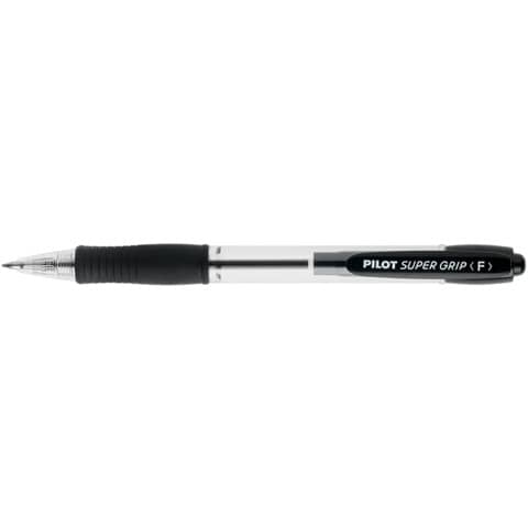 Penna a sfera a scatto Pilot Super Grip 0,7 mm nero 001531